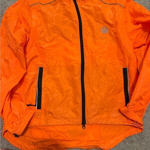 Men's Orange Windbreaker Jacket